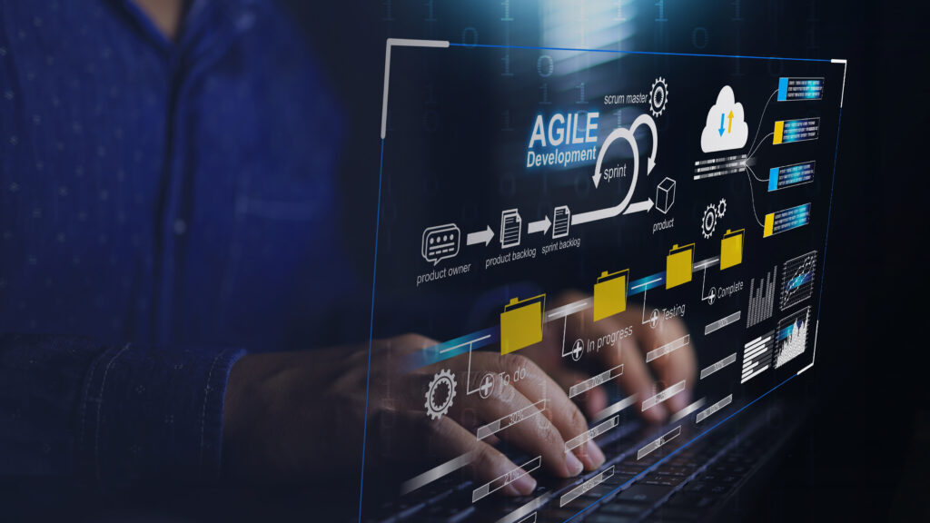Tela de software de colaboração remota